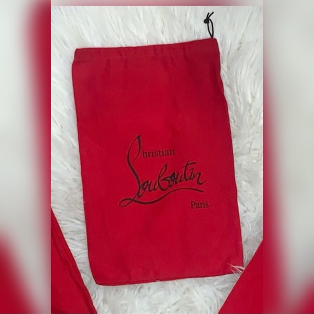 Authentic. Small Christian Louboutin dust bag